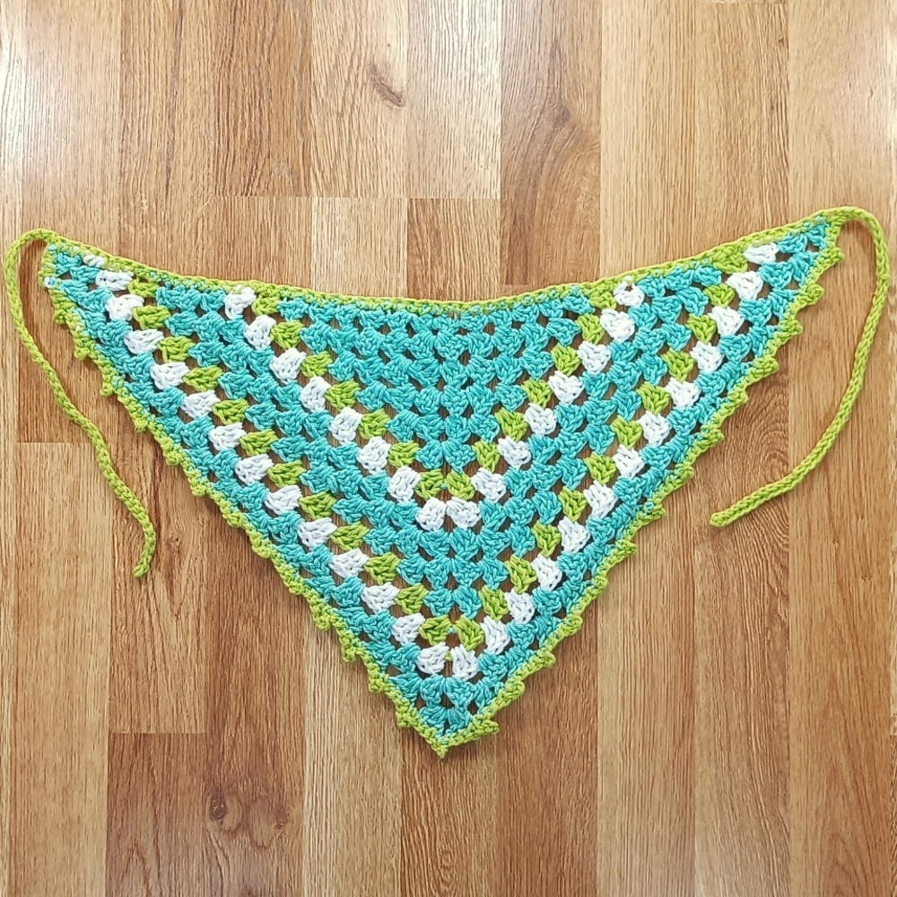 Hand-made Crochet Kerchief/Bandana